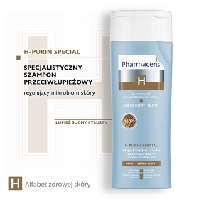Pharmaceris H-PURIN SPECIAL Specjalistyczny szampon przeciwłupieżowy do skóry wrażliwej 250 ml